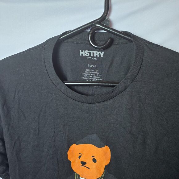 HSTRY By Nas T-Shirt Men's‎ Small Short Sleeve Crew Neck Graphic Black - Picture 3 of 9